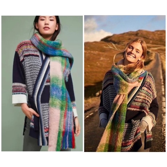 Anthropologie sleeping on snow kimono cardigan - Picture 2 of 16